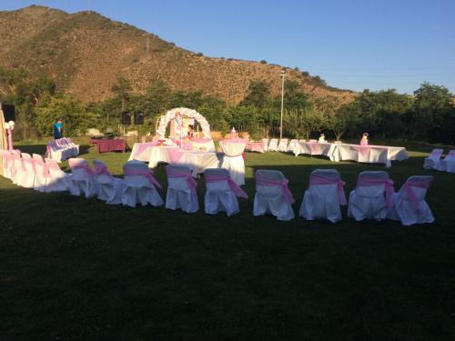 Baby shower en parcela para eventos.