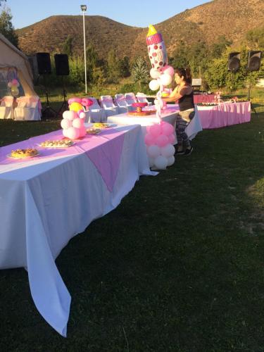 Baby shower en parcela para eventos.